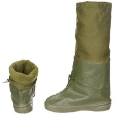 BW Überziehstiefel Nässeschutz Stiefel Überschuhe oliv Heatpac Mukluk altes Mode