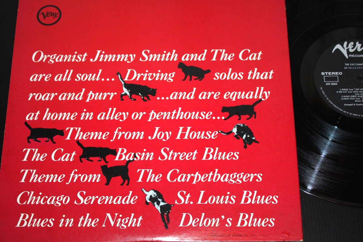 THE CAT by JIMMY SMITH VERVE Records MV 2065 JAPAN PRESS Records