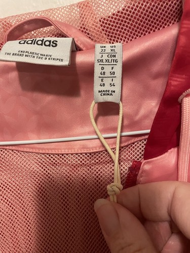 Women's Adicolor Colorblock Windbreaker IB2053 Pink And Red Women’s Size XL!! - Picture 6 of 8