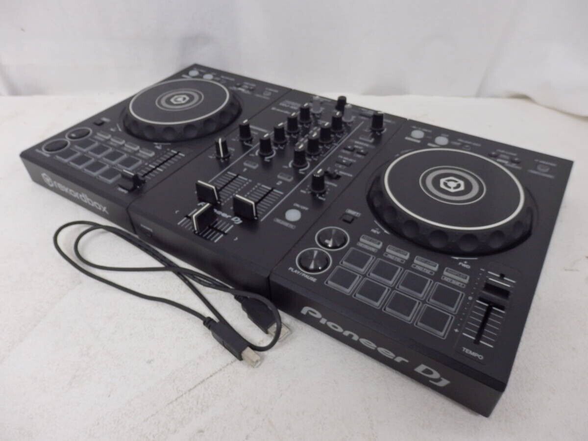 Pioneer DJ DDJ-400 with Original Box 2ch DJ Controller rekordbox DDJ400  Black