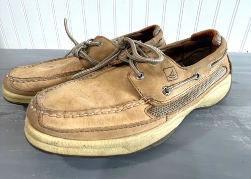 Sperry Mens Size 9.5M Top Sider Leather 