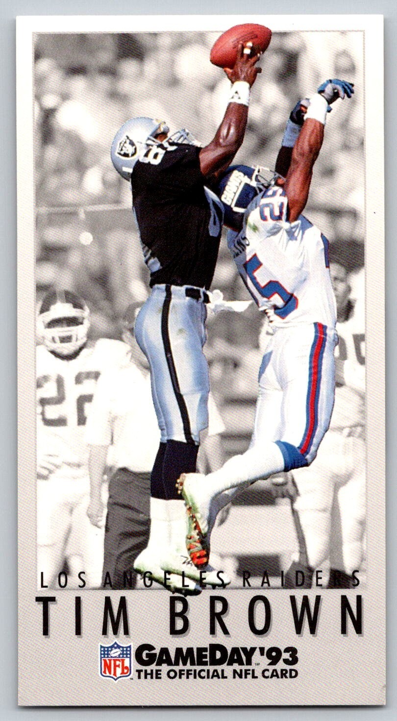 1993 Fleer GameDay - Tim Brown #166
