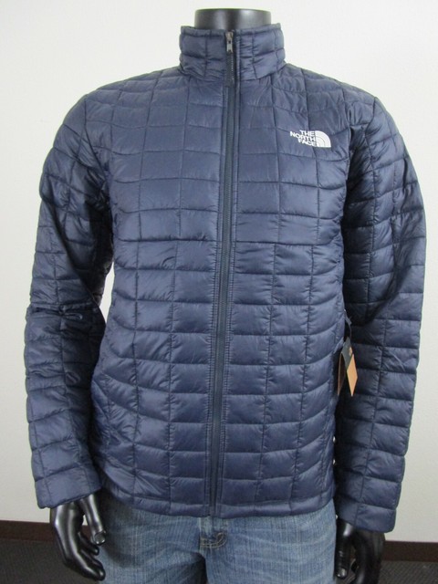the north face men's thermoball jacket urban navy matte