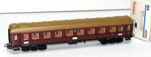 Märklin H0 4191 vagón de tren rápido clásico 3. Clase de K.W.Sts.E. - TOP + E... | Condition: Usado