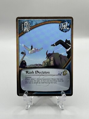 Naruto CCG-Rash Decision-M-745-1st Ed-Tales Of Gallant Sage-M/NM! | eBay