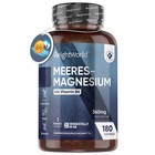 Meeresmagnesium Vitamin B6 Kapseln - 180Stück - 360mg Magnesum - 3 Monate Vorrat