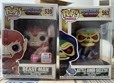 Master of the universe Beast man 539 & skeletor 563