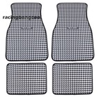 4pcs/set RECARO Swallow Gird Floor Mats Interior Carpets Car Mat Pad Protector