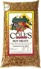 Cole's Hot Meats Wild Bird Food - Sunflower Meats and Hot Chilies, 5lb Bag