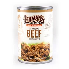 Lehman's All Natural Canned Meat, USA Made Ready to Eat, 14.5 oz, Case of 24