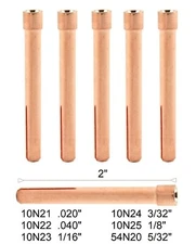 TIG Collet 10N22 .040” Welding Torch Collet for TIG Torch 17, 18, 26 Pack of 5 
