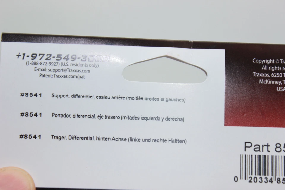 Traxxas TRX 8541 Diffträger hintere Halbachsen links rechts  Unlimited Desert - Bild 4 von 4