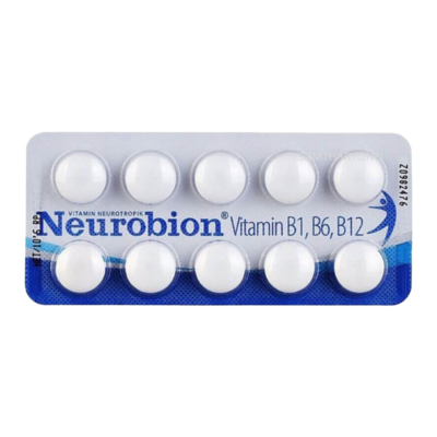 Neurobion Vitamines B1 B6 B12 - 4 Boîtes De 60 Comprimés, Pour Les Nerfs Et L'énergie