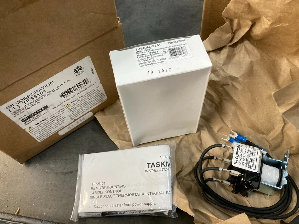 TPI TFS5101 SPST LOW VOLT WALL MT. STAT/SUMMER SW. - Image 2 of 2