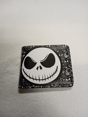 Nightmare Before Christmas Jack Expression Scattered Bi-Fold Wallet