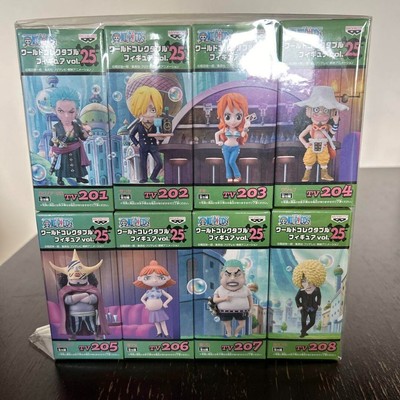 One Piece World Collectible Figures vol.25 Figurenset Japan Neu Zoro Nami Usopp
