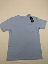 Nwt Men’s Vineyard Vines Light Blue Extra Small Pocket Colored T-Shirt