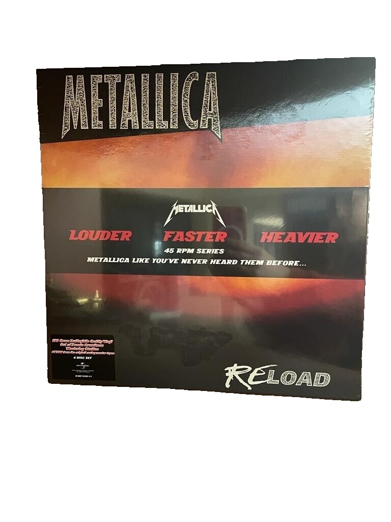 Metallica Double LP 45 RPM Speed Vinyl Records for sale - eBay
