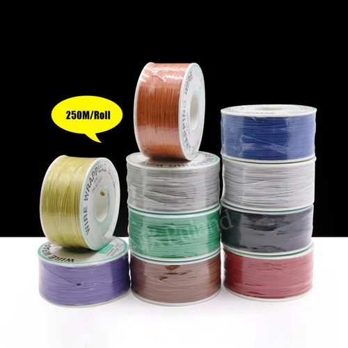 KYNAR Wire - 0.2mm² 30awg - Wrapping Hook-up Copper Single Core PCB 250M - Bild 2 von 7