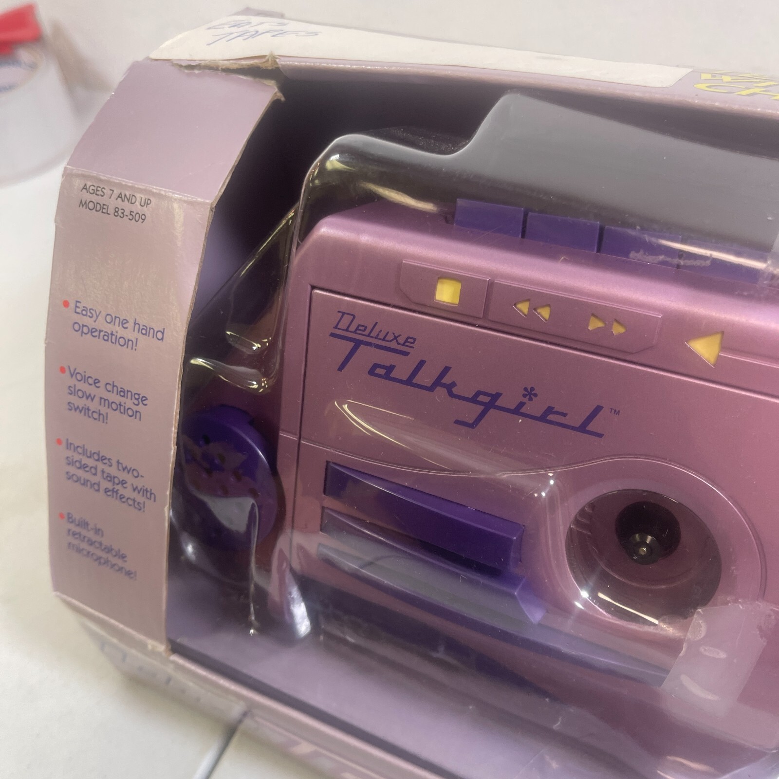 *PARTS ONLY* Vintage 1995 Tiger Electronics Deluxe Talkgirl Pink