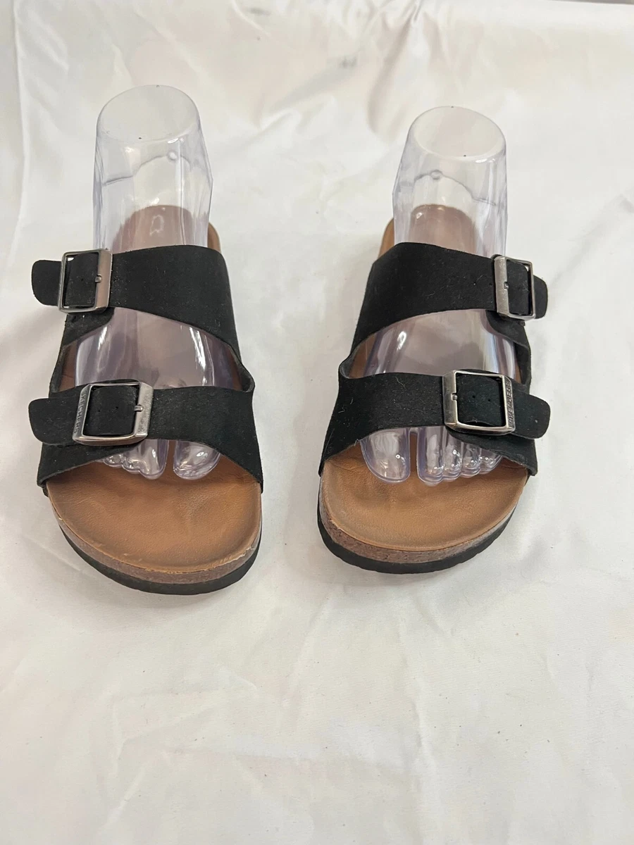 Skechers Women s Luxe Foam Black Sandals Size 8 SN 56090