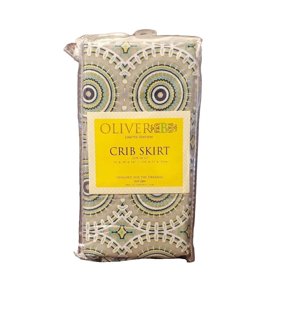 Faldas de cuna y volantes Multicolor Polvo