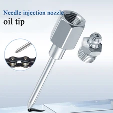 Portable Grease Gun Needles Nozzle with Detachable Tips, 1/8Inch NPT Threads↔