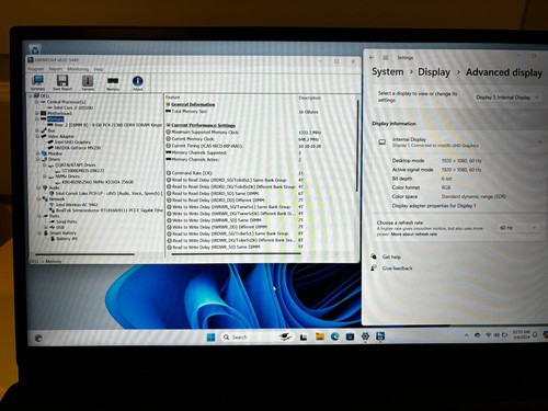 DELL VOSTRO 5590/i7-10510U/16GB RAM/256GB NVME SSD+1TB HDD/NVIDIA MX250/CHARGER - Picture 3 of 9
