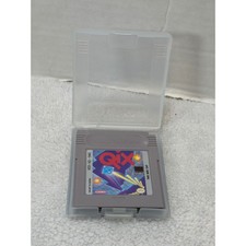 Nintendo Qix Video Game Gray DMG-QX-USA Puzzle Game Boy Cartridge & Case