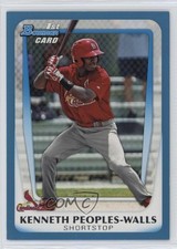 2011 Bowman Draft Prospects Blue 485/499 Kenny Peoples-Walls Kenneth #BDPP7 z6b