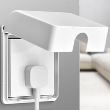Self Adhesive 86 Type Socket Cover Wall Outlet Protectors for Child Safety White