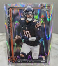 2025 Topps Chrome Football Caleb Williams Raywave Refractor #52