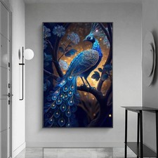 Beautiful Peacock Canvas Painting Canvas Poster Print Canvas Wall Art Wall Mural