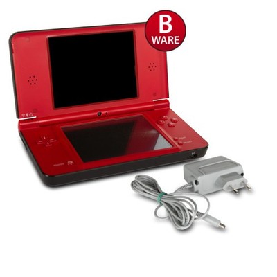 Nintendo DSi XL Konsole in Rot New Super Mario Look mit Ladekabel #96B