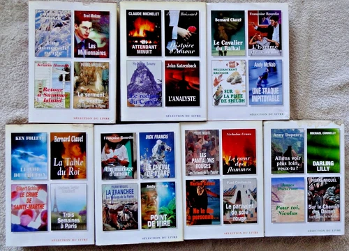 Lot de 7 Volumes * Sélection du Livre Année 2000 Reader's Digest illustré
