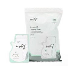 Motif Medical Breast Milk Storage 8oz Bags 100 Count BPA-Free