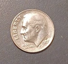 1987-P Roosevelt Dimes US Coins Collection Circulated (#1)