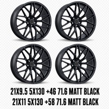 21 5x130 Black Rims 21x9.5 21x11 Staggered Set 4 Fit Porsche Cayenne Panamera 21 5x130 Black Rims 21x9.5 21x11 Staggered Set 4 Fit Porsche Cayenne Panamera