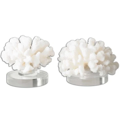 Uttermost - Sculpture, Set/2 - Accessories - Hard Coral - 7 inch Sculpture (Set - Picture 1 of 4