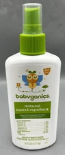 Babyganics Natural Insect Repellent 6 Fl Oz (Deet Free) Spray Brand NEW