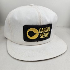 Vintage K BRAND USA MADE Cargill Seed Farm Patch Trucker Hat Snapback Cap