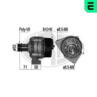 ERA Lichtmaschine Generator 90A 14V FüR Saab 9-3 Cabriolet 2.0 Turbo 2.0I 2.3I