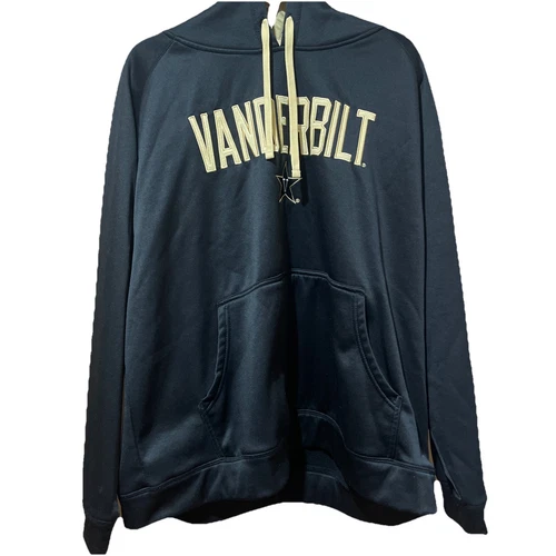 VETEMENTS Felpa con cappuccio Knight's Apparel nera Vanderbilt University Commodores taglia 2XL