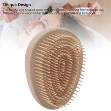 4Pcs Detangling Hairbrush Wheat Straw Soft Teeth Round Handle Dry Wet Scalp