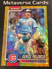 2026 Topps Series 1 Gold Holo Foil #158 Daniel Palencia 30/50 Cubs