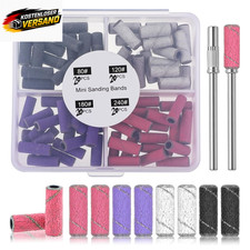 Kleine Nagelfr&auml;ser Set 82 St&uuml;ck mit B&ouml;hren f&uuml;r Manik&uuml;re Pedik&uuml;re Nageldesign