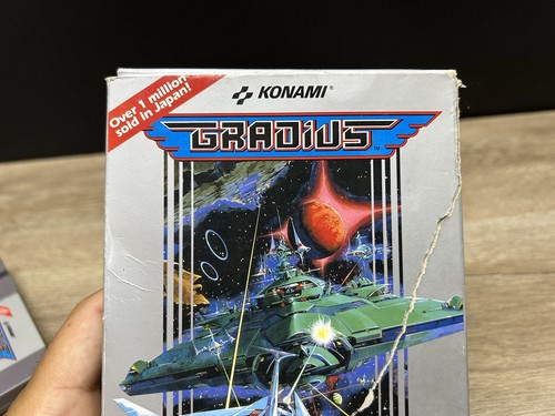 Gradius Original Nintendo Authentic NES Game Cartridge & Box - Picture 6 of 17