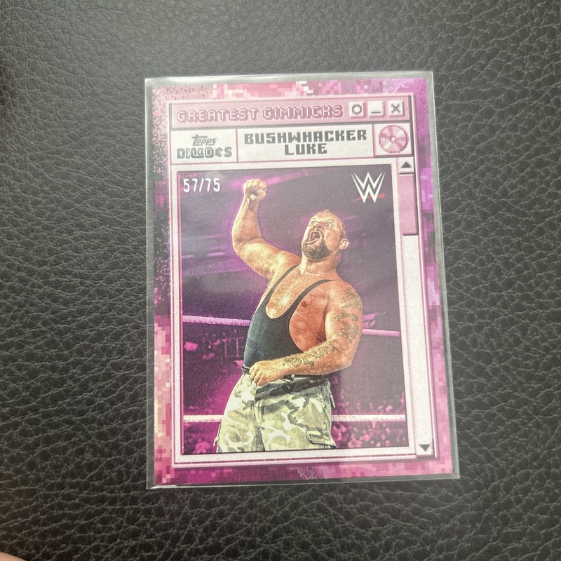 2026  WWE  Topps Decades- Bushwacker Luke purple foil /75