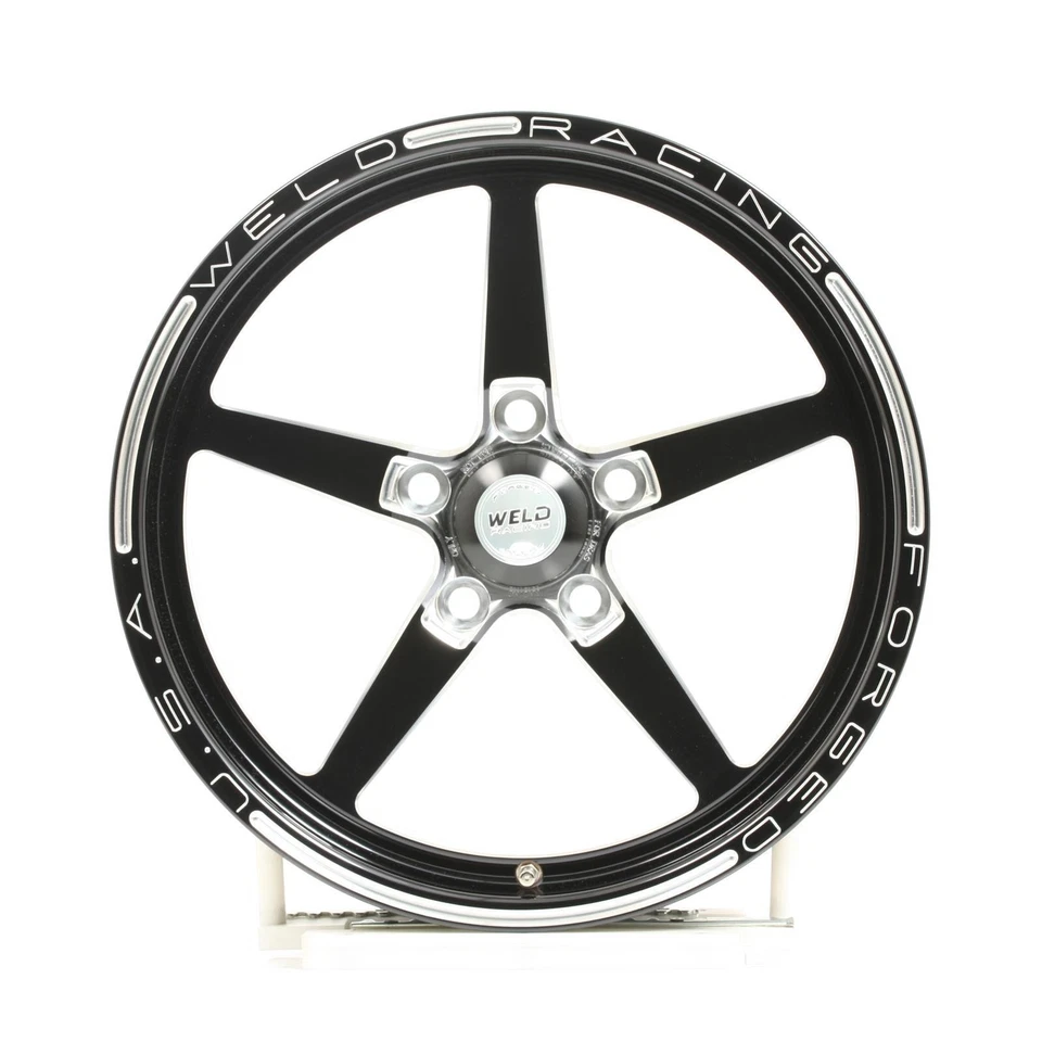 WW-88B-1704204 WELD Wheel, Drag Front, Alumastar Frontrunner, 17x4.5 Size, 5x4.5 - image 3 of 4