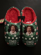 Buddy the Elf House Slippers. Size 8W
